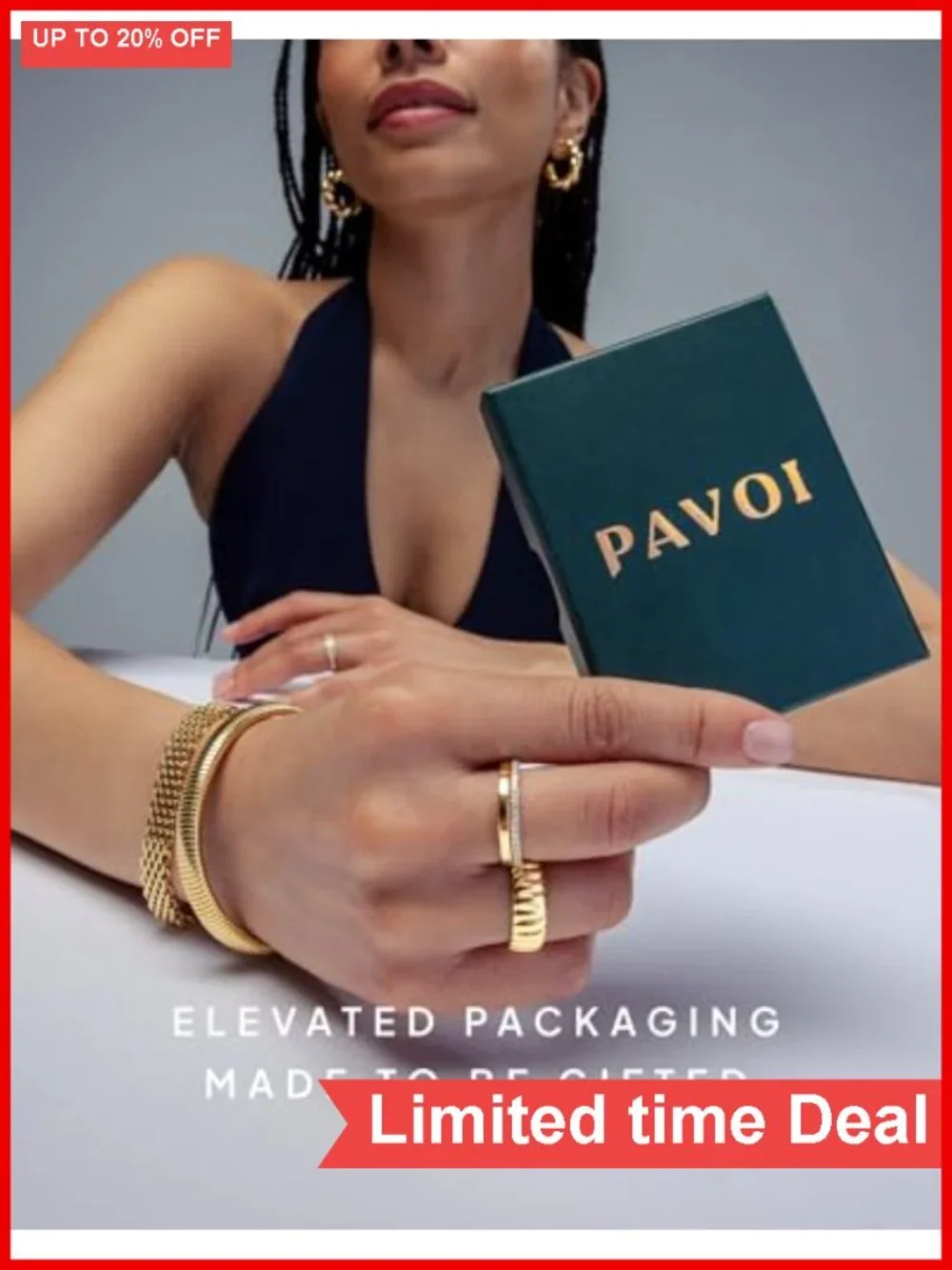 14K Gold Plated 3 Pair Huggie Earrings Set for Women Hypoallergenic